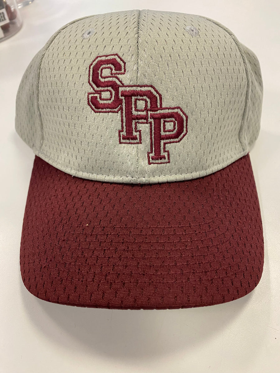 SPP Grey/Maroon Mesh Hat – Saint Peter's Prep Campus Shop