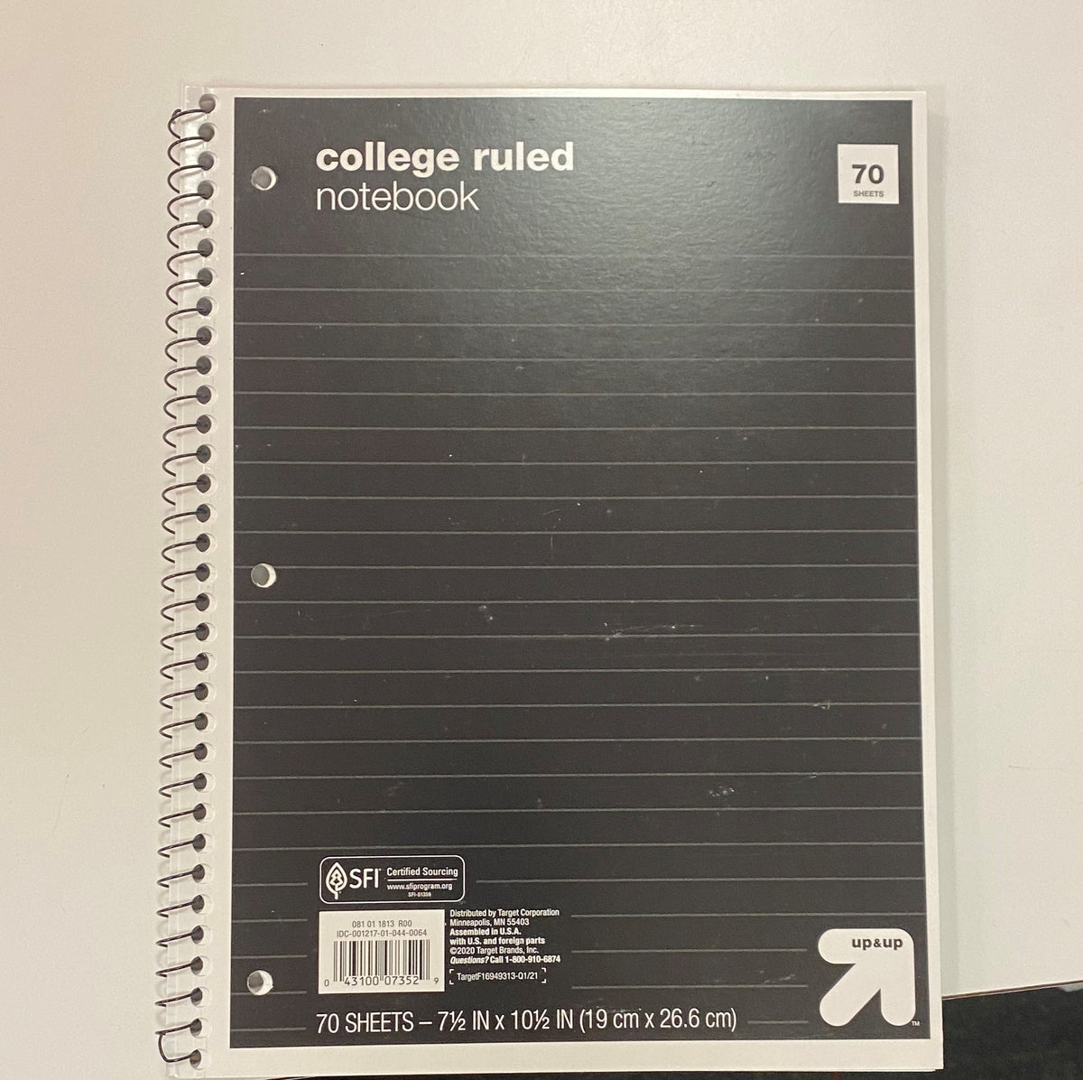 College Ruled Binder Paper : Target