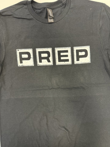 PREP Black Soft Spun tee