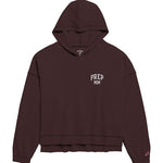 Ladies Waffle Oversized Hoodie