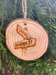 Grand and Warren Christmas Ornament